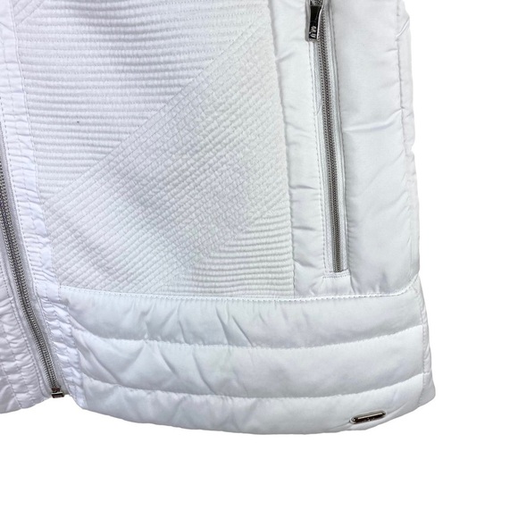 Nivo White Puffer Kelsey Vest Ribbed Quilted Women’s Size S Golf Outdoor - Picture 4 of 9